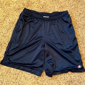Champion athletic shorts. Size M. Navy.